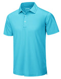 Camisa Masculina Polo azul piscina