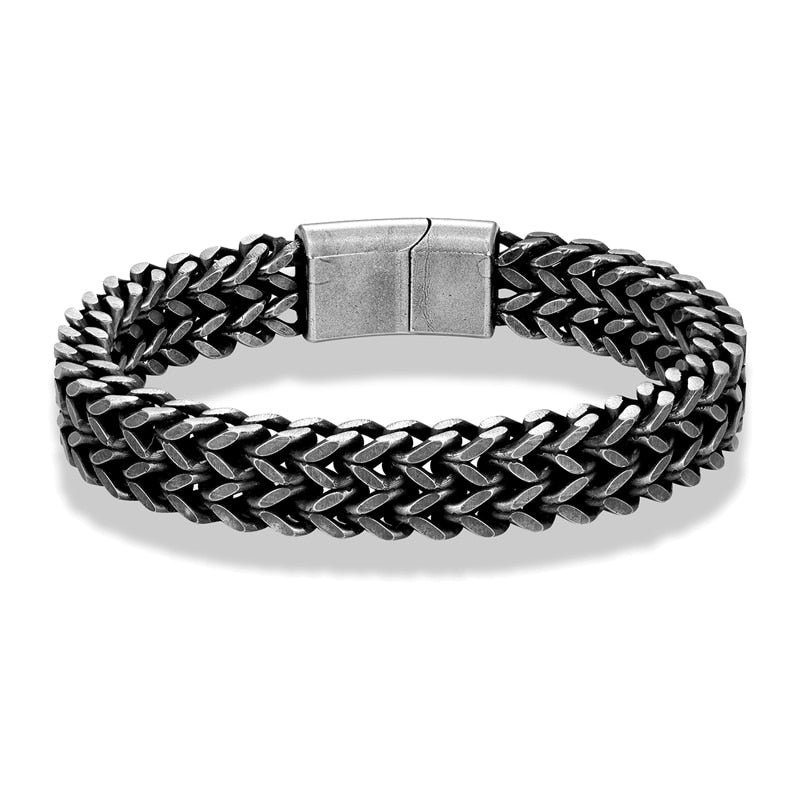 pulseira de aço masculina