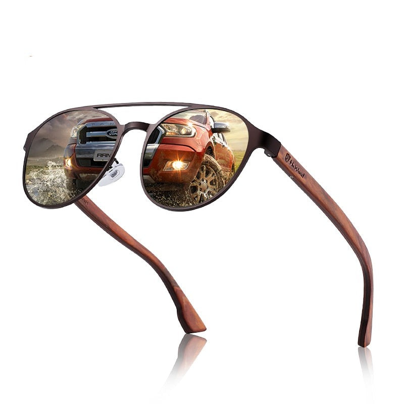 Óculos de Sol Vintage Polarizados Masculino