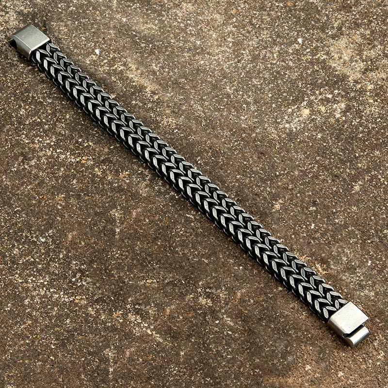 pulseira de prata masculina