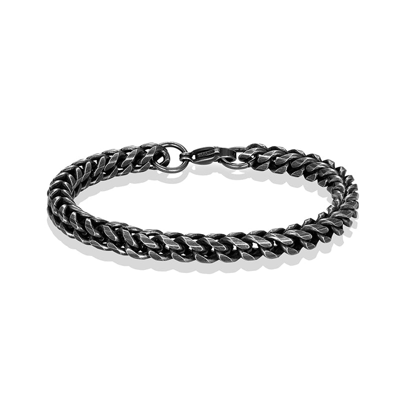 pulseira masculina de aço